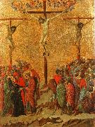 Duccio di Buoninsegna Crucifixion oil painting on canvas